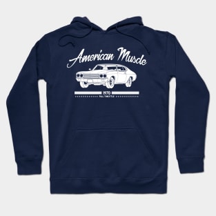 American Muscle Car 1970 Full Throttle Hoodie